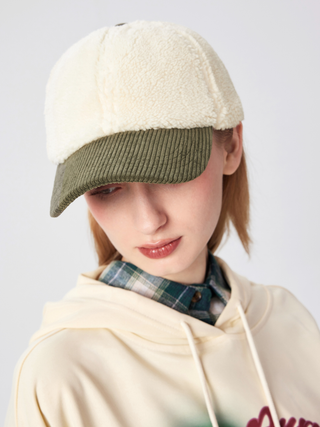 FUZZY BASEBALL CAP