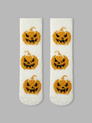 PUMPKIN FUZZY SOCKS