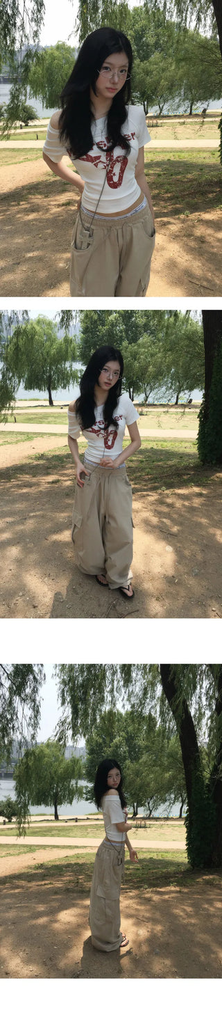 Rico Hip Balloon Cargo Keychain Pants - 3 Colors
