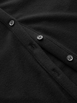 Round Neckline Solid Button Short Sleeve Top