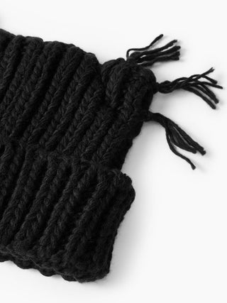 CAT EAR KNITTED BEANIE HAT