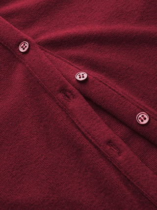 Round Neckline Solid Button Short Sleeve Top