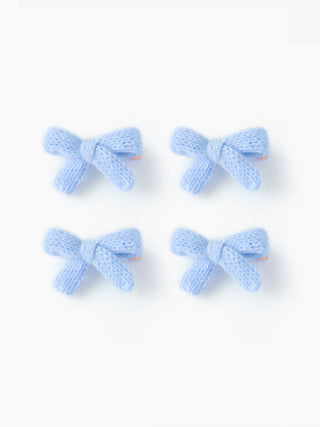 4PCS BOWKNOT WOVEN HAIR CLIP