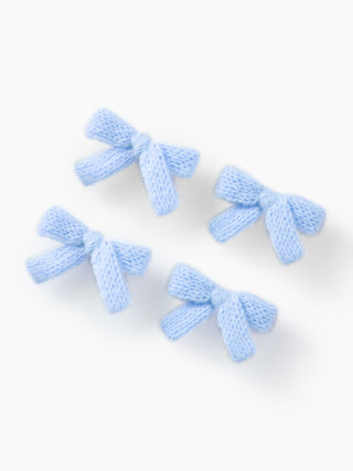 4PCS BOWKNOT WOVEN HAIR CLIP