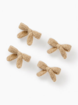4PCS BOWKNOT WOVEN HAIR CLIP