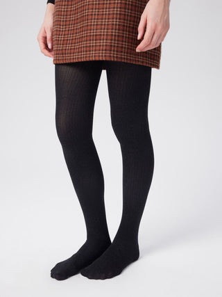 180D SILVER THREAD STRIPED TIGHTS