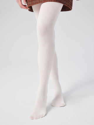 180D SILVER THREAD STRIPED TIGHTS
