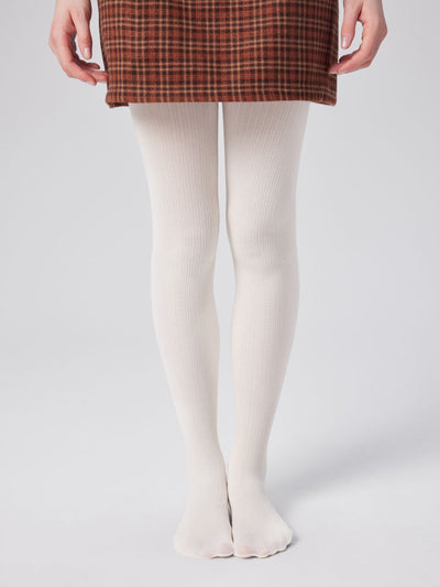 180D SILVER THREAD STRIPED TIGHTS