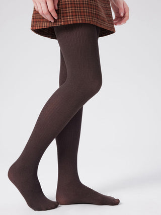 180D SILVER THREAD STRIPED TIGHTS