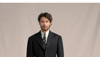 [CULTUM] 1930s Wool Twill Peak Lapel Suit