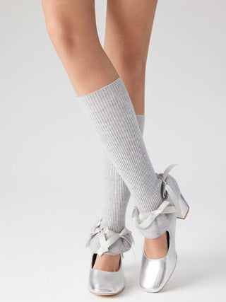 BOWKNOT DECOR LEG WARMER