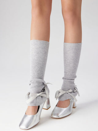 BOWKNOT DECOR LEG WARMER
