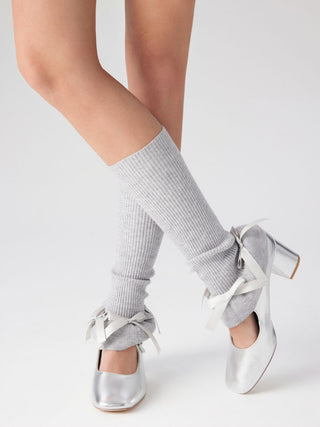 BOWKNOT DECOR LEG WARMER