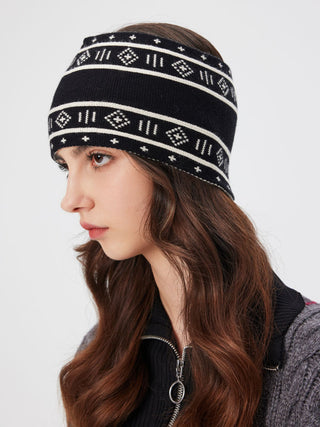 WIDE KNITTED HEADBAND