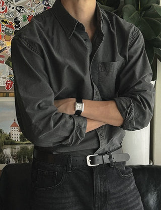 Pigment Oxford Shirt (5 colors, M~XL)