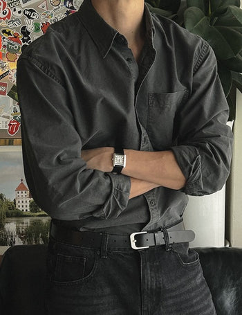 Pigment Oxford Shirt (5 colors, M~XL)