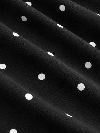 Polka Dot Stretch Capri
