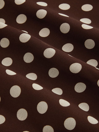 Mesh Mesh Low Rise Polka Dot Bowknot Mermaid Skirt For Daily Casual