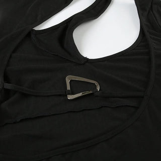 Long sleeve hollow out cut out top