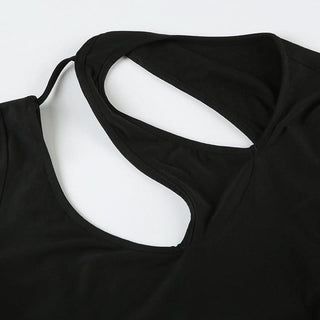 Long sleeve hollow out cut out top