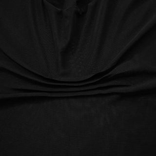 High neck long sleeve mesh top