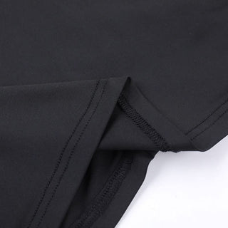 Halter cowl neck fishnet patchwork ruched maxi dress