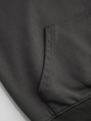Oversized Terry Solid Hoodie