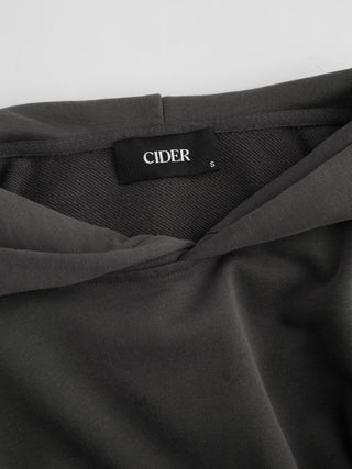 Oversized Terry Solid Hoodie