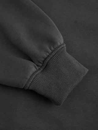 Oversized Terry Solid Hoodie