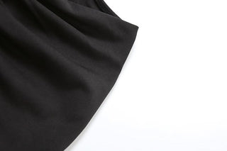 Ruched solid ruffle maxi skirt