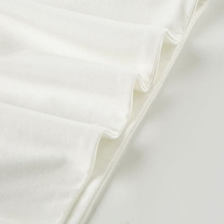 One shoulder solid backless top