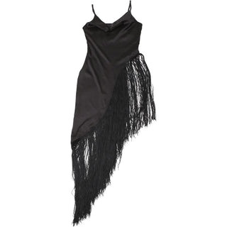 V neck tassels solid irregular cami top