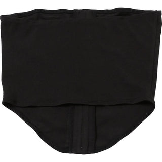 Backless solid button tube top