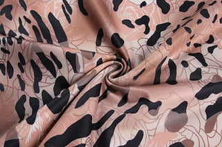 Crewneck leopard print sleeveless mini dress