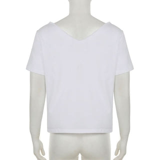 Short sleeve leopard print top