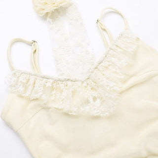 Lace slit v neck ruched backless cami maxi dress