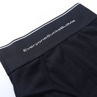 High rise letter pattern ribbed contrast short pant