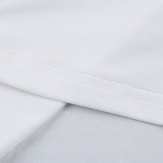 V neck flower applique backless contrast cami top