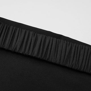 Slit square neck irregular self tie ruched midi dress