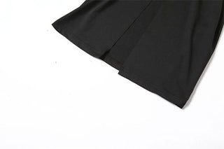 Hollow out solid tank cut out maxi dress