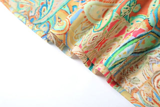 Flower applique hollow out cami cut out maxi dress