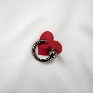 U neck sweetheart print o ring tank top