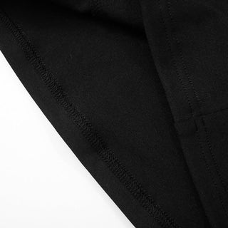 Short sleeve crewneck zip-up top