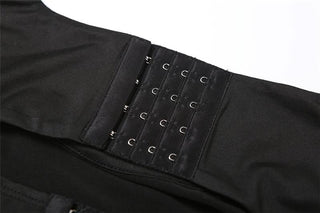 Hollow out button cami corset romper