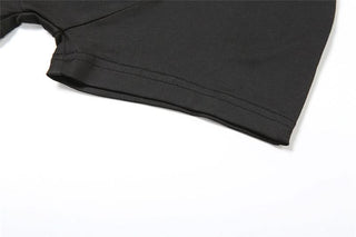 Hollow out button cami corset romper