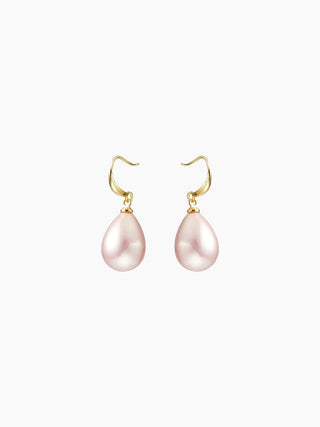 FAUX PEARL WATER DROP EARRINGS