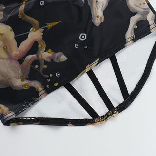 Sweetheart neck self tie corset cami top