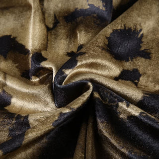 Print velvet backless contrast cami maxi dress