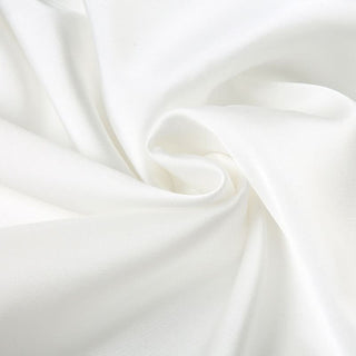 Self tie lace hem satin deep V neck cami top