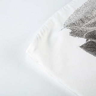 Flower print backless contrast tube top